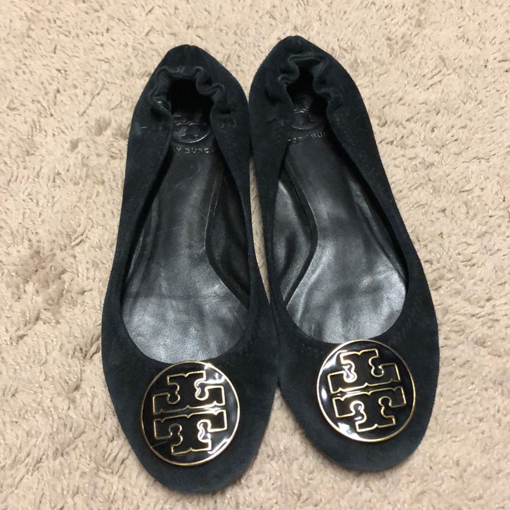 Black Tory Burch Flats
